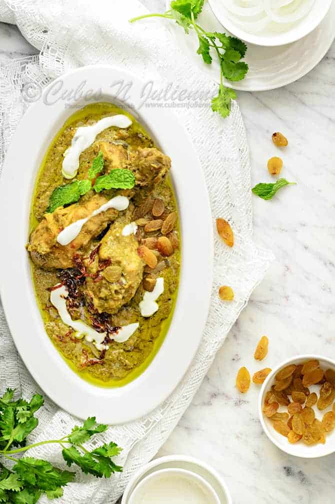 Hariyali Murgh Korma