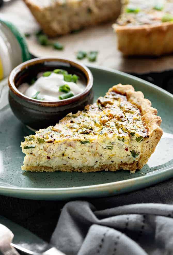 Fish and Cheese Quiche