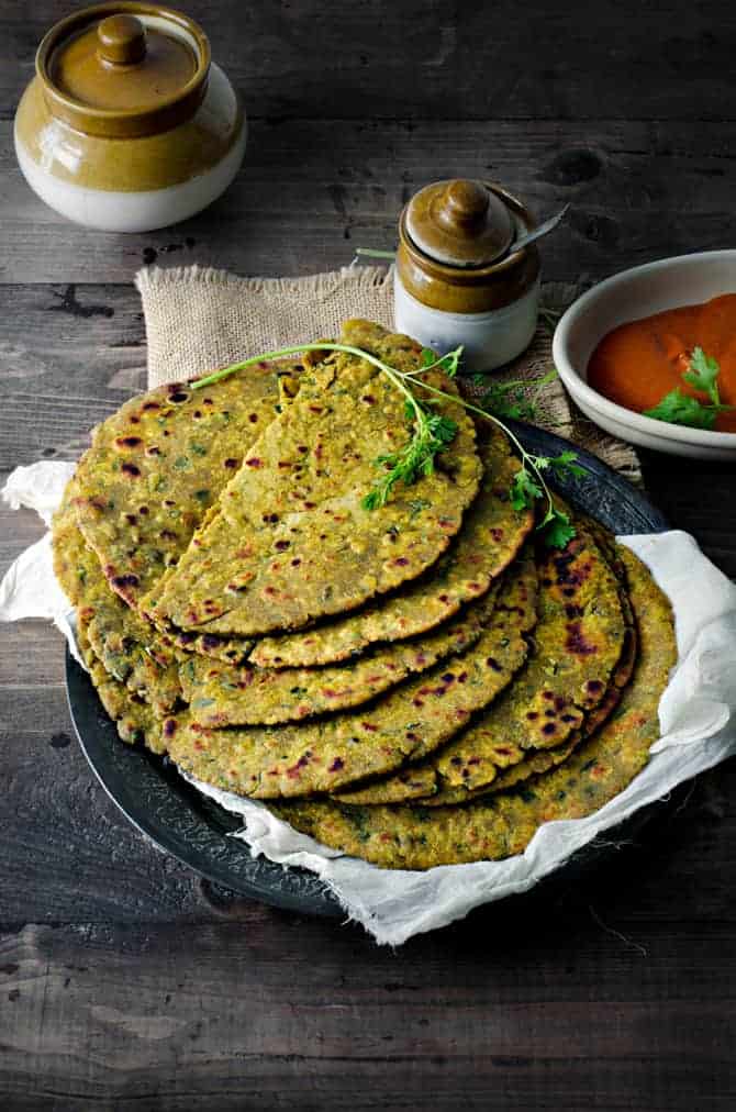 Bajra Aloo Methi Paratha
