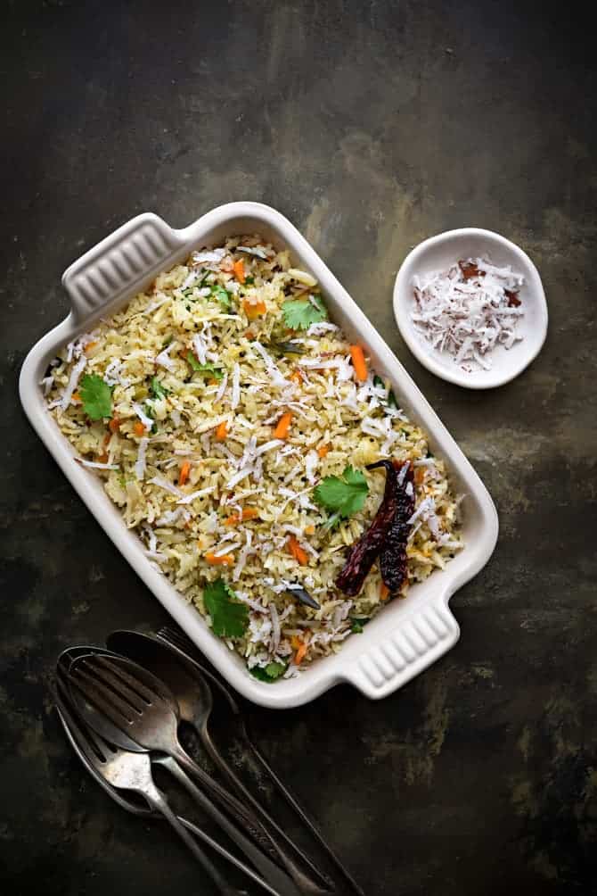 Coconut Carrot Rice