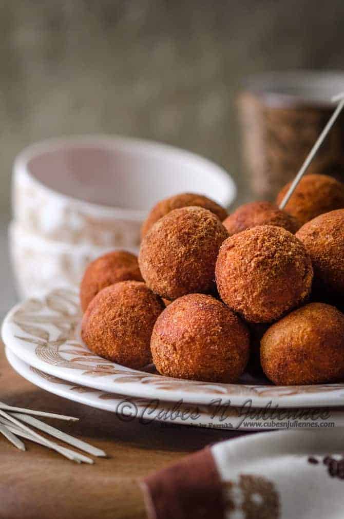 Garlic Chicken Cheese Balls - Naush Kitchen Routine