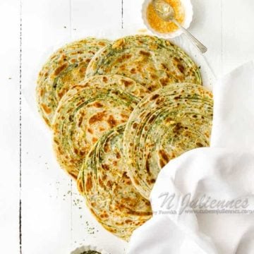 How to make restaurant style Pudina paratha