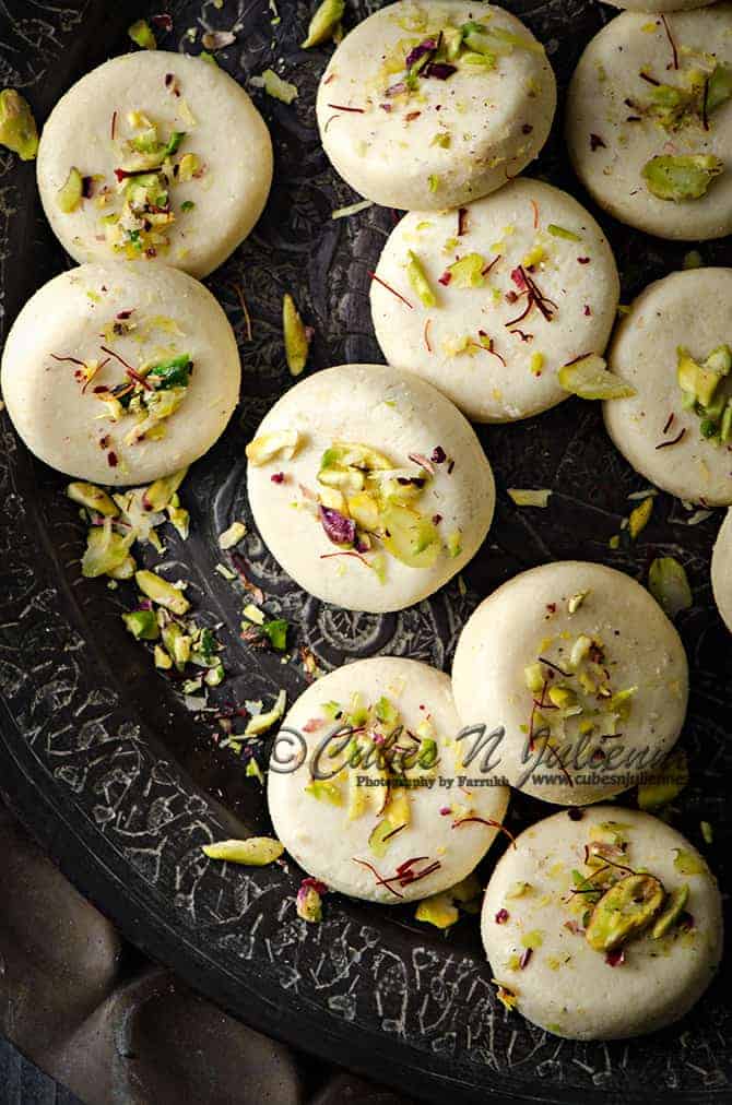 Malai Peda | recipe | Cubes n Juliennes