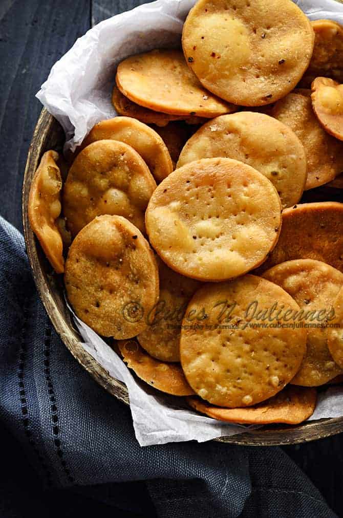 Masala Papdi   best recipe   Cubes N Juliennes - 84