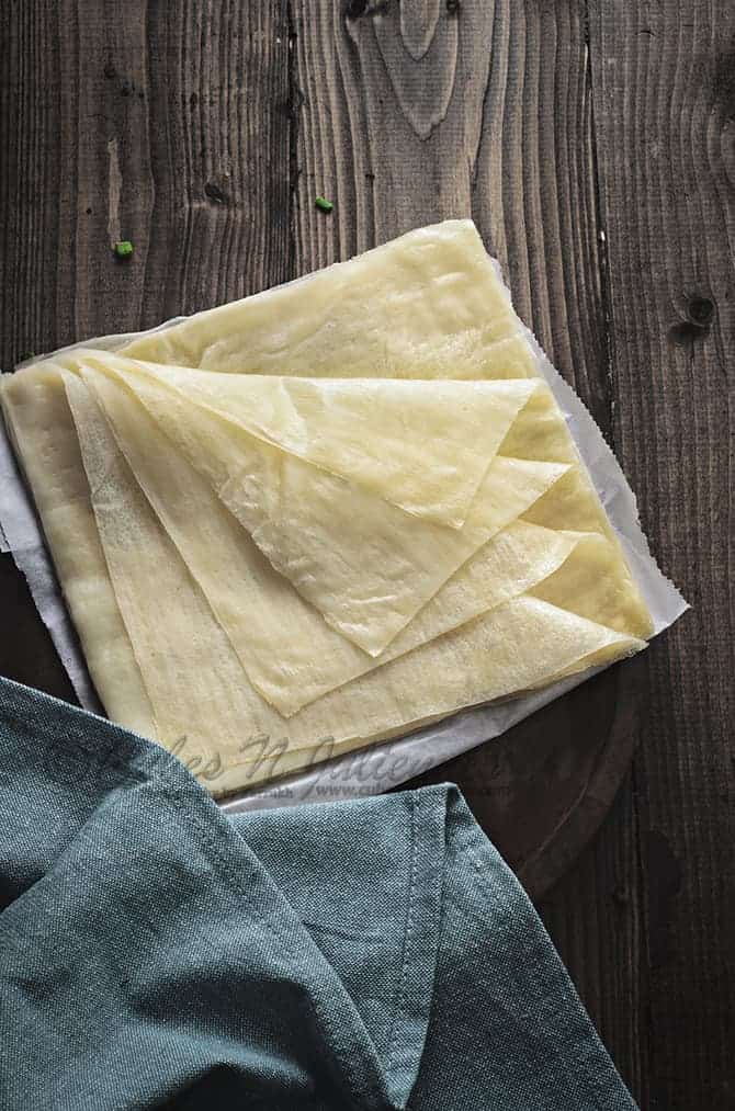 Homemade Spring Roll Wrappers(Sheets) –