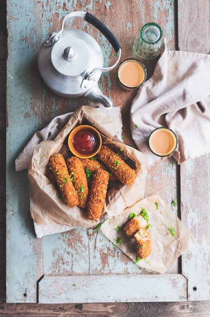 Vegetable and Cheese Fingers