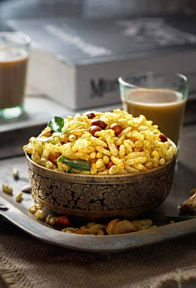 Easy murmure namkeen recipe (Namkin laiya recipe). Salted puffed rice. How to make murmura chivda recipe