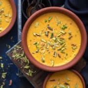 Mango Phirni Recipe. Aam ki phirni recipe. Indian Mango Rice Pudding