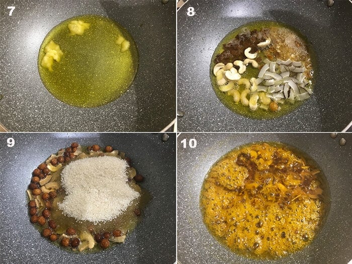 Steps for the making of Zarda Recipe 