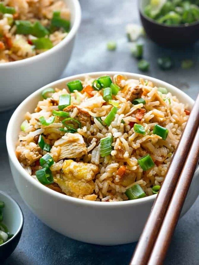 Homemade Chicken Fried Rice - Better Than Takeout Story