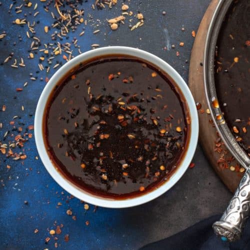 Tamarind Chutney Recipe Imli Chutney Cubes N Juliennes