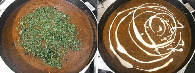 Step by Step process for the making of dal makhani recipe on stove top