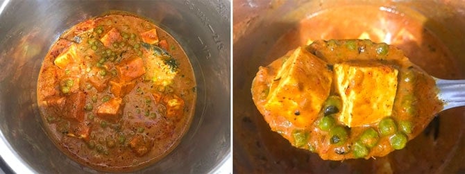 Matar Paneer Recipe   Homemade Matar Paneer - 45