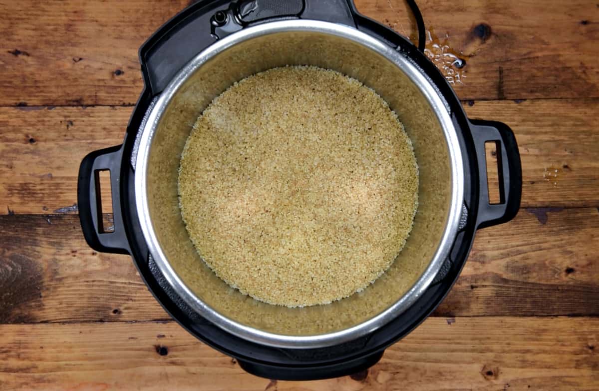 Cooked Quinoa in the Instant Pot.