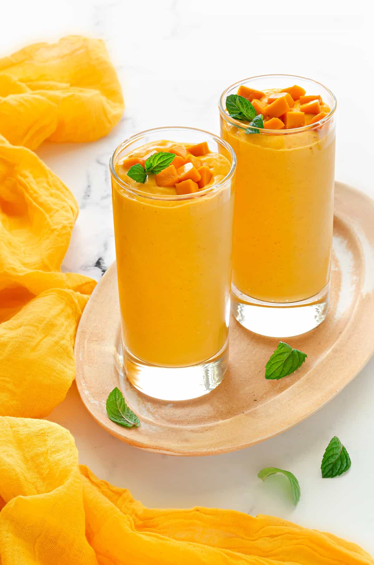 Mango Smoothie Recipe (Easy, Healthy and the Best) - Cubes N Juliennes