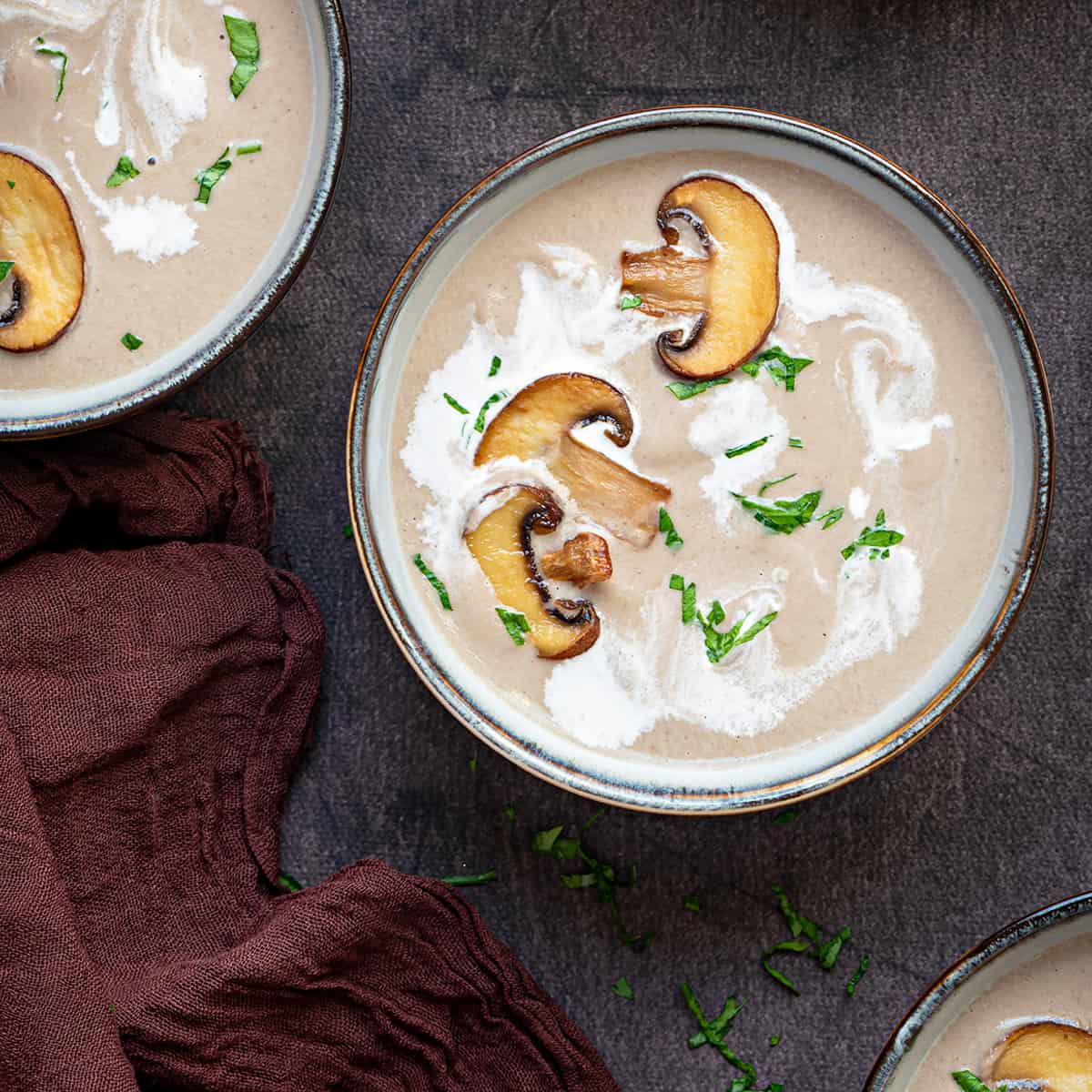 Mushroom soup by Cubes N Juliennes