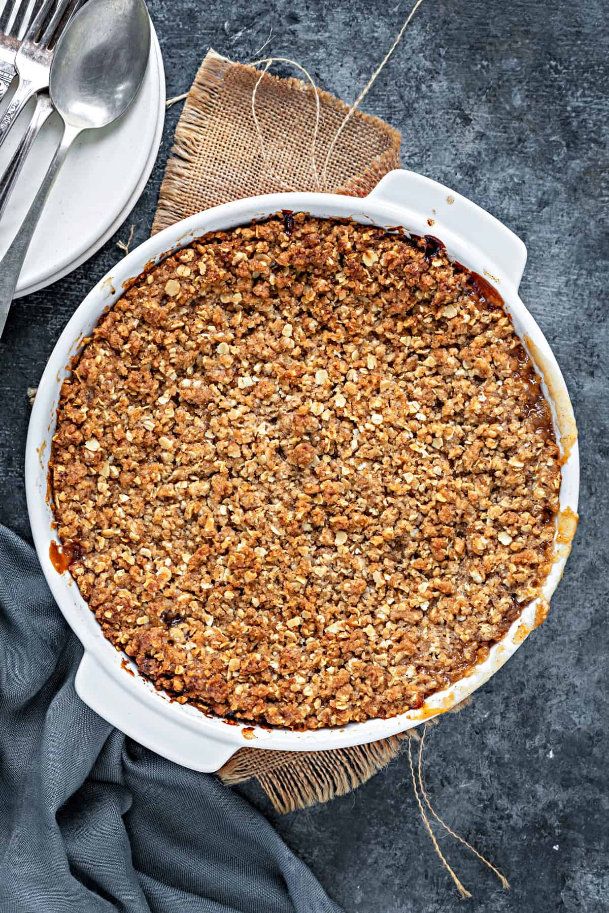 Apple crumble with instant oatmeal outlet