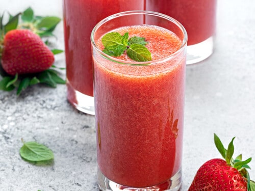 Strawberry Juice (Fresh and Easy) - Cubes N Juliennes