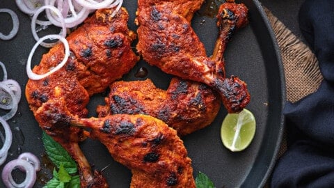 Tandoori Chicken Recipe (Authentic, Easy & Best) - Cubes N Juliennes
