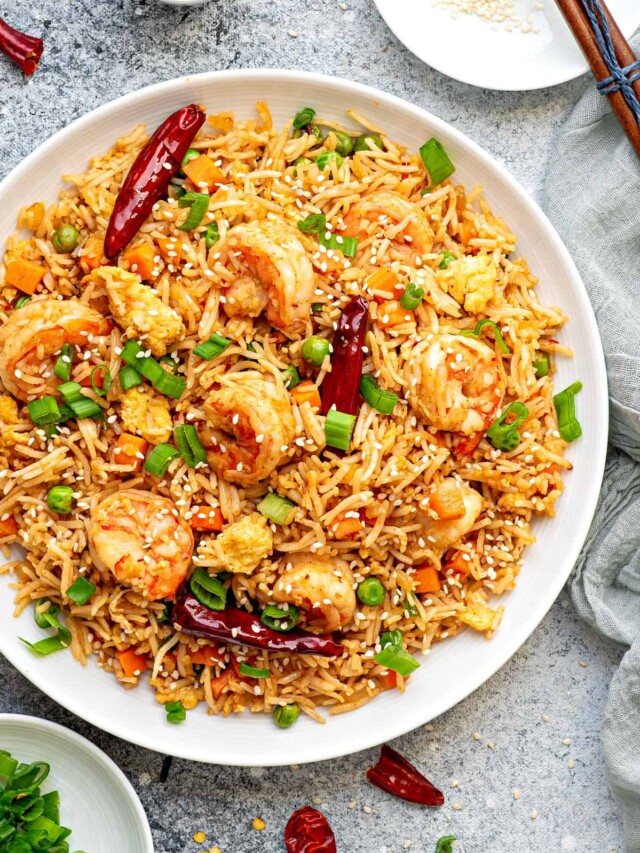 Easy Shrimp Fried Rice Recipe - The Best Story